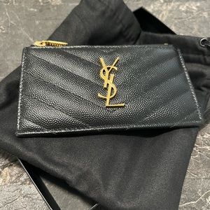 YSL SAINT LAURENT Fragments Card Case